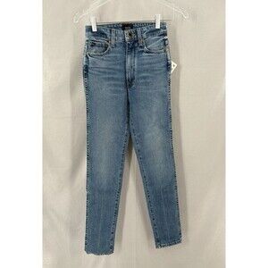 KHAITE High Waist Vanessa Jeans Straight Leg Size 24 Quiet Luxury READ***